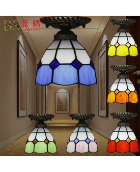 Tiffany ceiling lights, European style creative Mediterranean bedroom, dining room, hallway, foyer, balcony, hallway, kitchen, bathroom, foyer lights