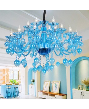 European style living room, bedroom, pendant light, coffee shop, bar counter, blue crystal light, Western restaurant, bar, internet cafe, KTV lighting fixtures