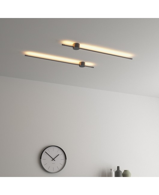 A wholesale Nordic long strip line wall lamp, modern and simple living room background wall, bedroom bedside atmosphere wall lamp