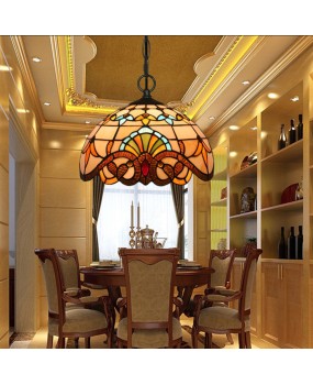 Cross border European retro style pendant light bedroom restaurant light bar coffee shop creative Baroque booth bar counter pendant light