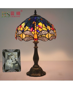 Cross border Tiffany lighting Tiffany dragonfly desk lamp bedroom bedside bar restaurant coffee shop desk lamp