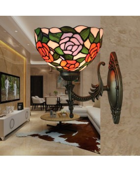 E-commerce, foreign trade, cross-border, rose shaped European wall lamps, retro and creative living rooms, bedrooms, study rooms, restaurants, bars, staircase lights