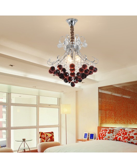 European crystal chandelier bedroom entrance small chandelier modern restaurant creative clothing room corridor lighting wholesale