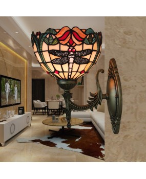 Foreign trade export cross-border Ti European retro creative dragonfly wall lamp living room bedroom study dining room staircase lamp