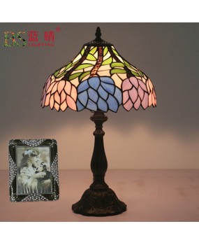 Cross border direct sales wholesale cross-border Tiffany lamp Tiffany European desk lamp bedroom bedside lamp retro creative