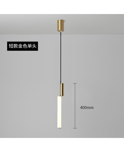 Italian creative combination island counter, bar counter, dining room, study room, bedroom, bedside hanging line light, designer, minimalist pendant light