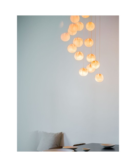 Canadian T84 Designer Glass Living Room Light Hotel Restaurant Villa Island Terrace Bedroom Study Staircase Pendant Light