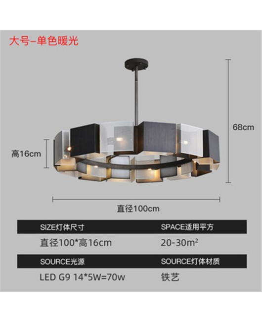 Nordic Light Luxury Creative Atmosphere Living Room Pendant Light Postmodern Dining Room Bedroom Hotel Clubhouse Exhibition Hall Decorative Pendant Light