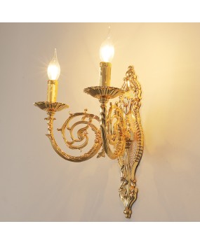 European zinc alloy wall lamp bedroom bedside lamp living room background wall lamp hotel corridor corridor decorative wall lamp