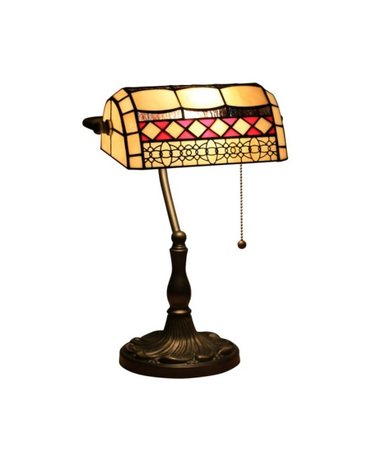 Cross border European style table lamp for foreign trade, UK, USA, France, Spain, Italy, Japan, desk, Tiffany Bank lamp