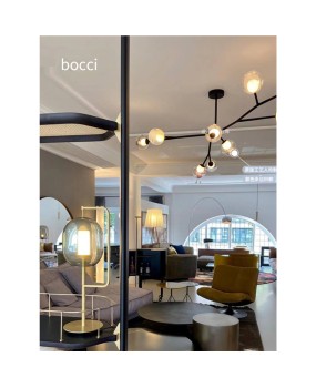 Canadian Bocci T28 designer villa loft duplex staircase light, living room dining room light, glass pendant light