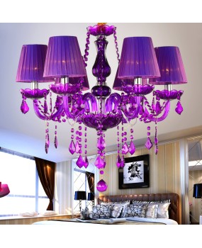 European style living room, dining room, pendant light, creative purple bedroom, crystal light, dressing room, lighting fixtures, bar, KTV, hallway pendant light