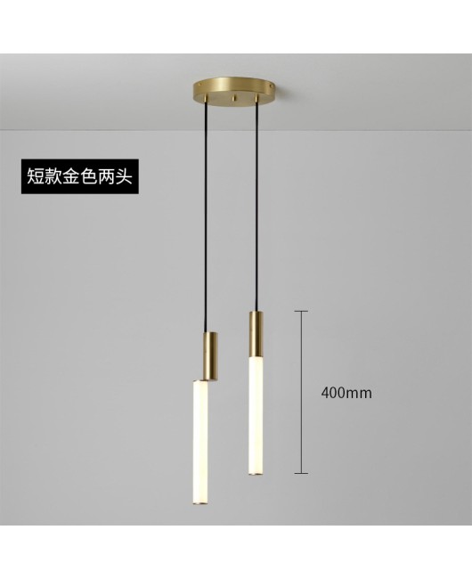 Italian creative combination island counter, bar counter, dining room, study room, bedroom, bedside hanging line light, designer, minimalist pendant light