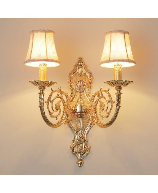 European zinc alloy wall lamp bedroom bedside lamp living room background wall lamp hotel corridor corridor decorative wall lamp