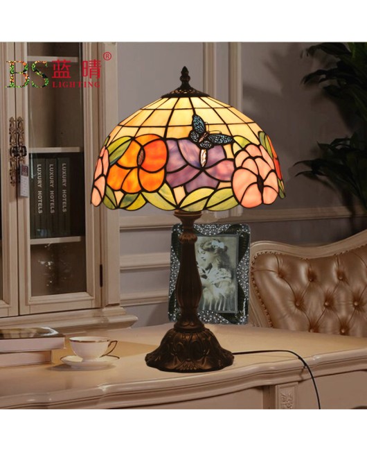 Cross border direct sales export creative Tiffany lamp Tiffany table lamp bar coffee shop wedding hotel room