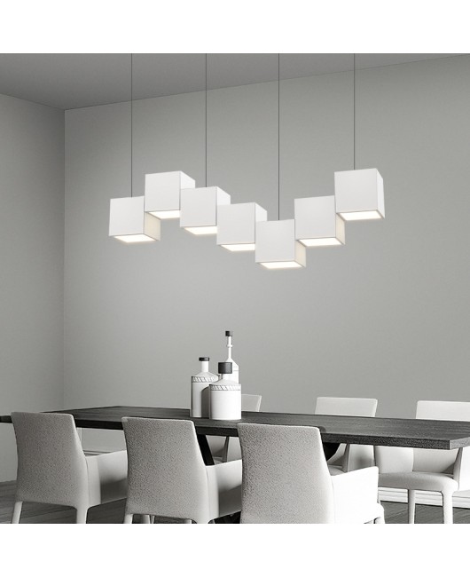 Minimalist restaurant pendant light, modern minimalist bar counter table light, office pendant light, designer's creative geometric restaurant light