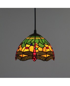 Cross border exclusive 8-inch Di European style dragonfly pendant light, retro creative and personalized bar counter, booth, corridor, Vanni