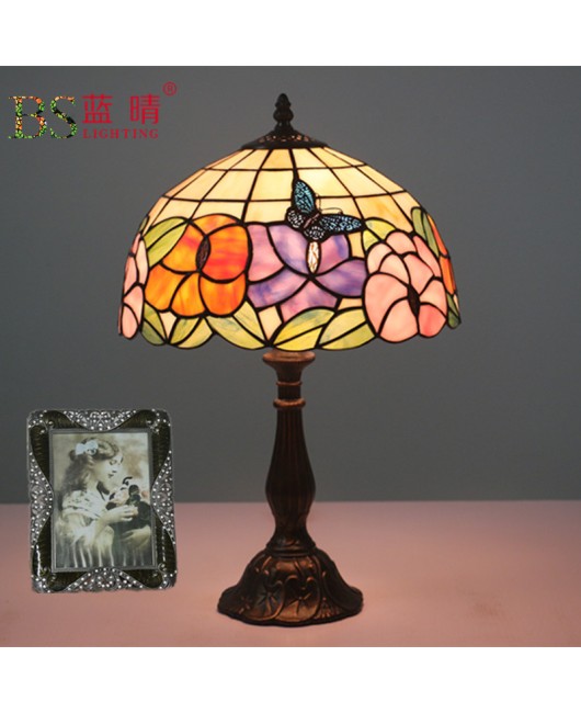 Cross border direct sales export creative Tiffany lamp Tiffany table lamp bar coffee shop wedding hotel room