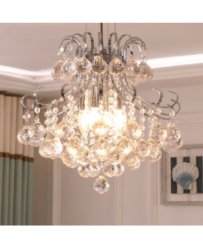 Minimally modern crystal chandelier, wrought iron circular chandelier, dining room, bedroom, dressing room, hallway, foyer, small chandelier, wholesale