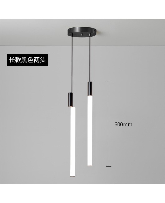 Italian creative combination island counter, bar counter, dining room, study room, bedroom, bedside hanging line light, designer, minimalist pendant light