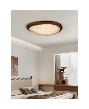 Italian minimalist pebble bedroom lamp, modern light luxury high-end feeling, eye protection room main lamp, creative resin ceiling lamp