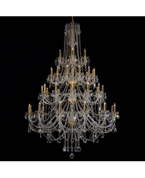 European style villa duplex hall crystal chandelier hotel lobby large chandelier staircase light luxury atmospheric lighting fixtures