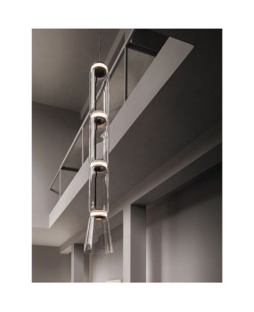 Italian restaurant pendant light, modern and simple, internet famous model room, high-rise staircase light, Nordic designer restaurant pendant light