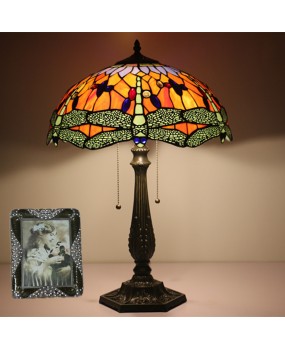 Cross border export to the United States, Germany, the United Kingdom, Italy, France, Spain, and the United States. 16 inch dragonfly shaped European desk lamp