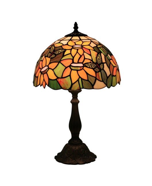 Cross border 12 inch German Dutch British Tiffany European style desk lamp, bedroom bedside lamp, retro creative decorative table