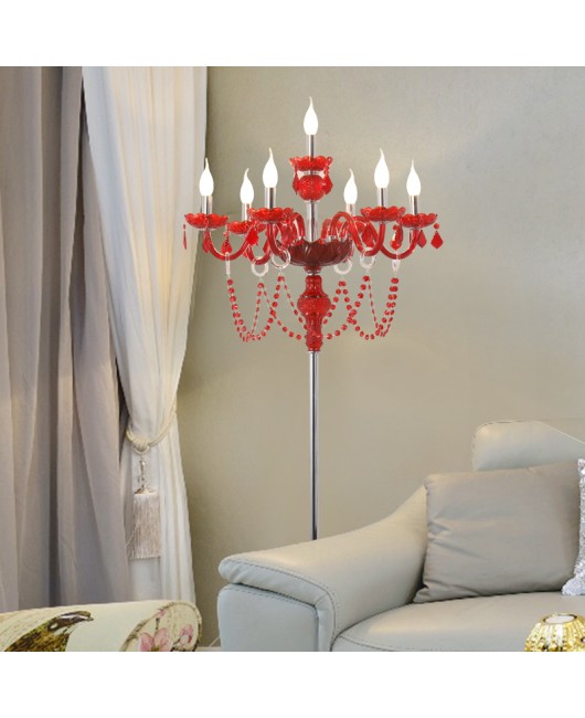 Manufacturer's direct supply of European crystal table lamps, floor lamps, creative living rooms, bedrooms, wedding halls, corridors, hotel engineering lights