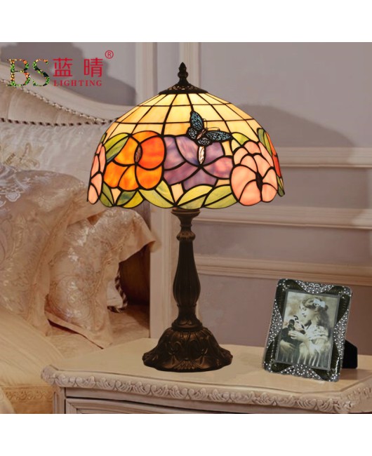 Cross border direct sales export creative Tiffany lamp Tiffany table lamp bar coffee shop wedding hotel room