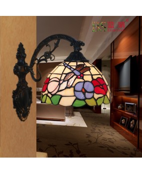 Cross border wall lamp European retro bedroom bedside lamp wall lamp living room study dining room balcony hallway entrance staircase