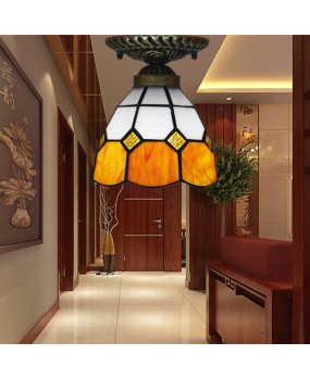 Tiffany ceiling lights, European style creative Mediterranean bedroom, dining room, hallway, foyer, balcony, hallway, kitchen, bathroom, foyer lights