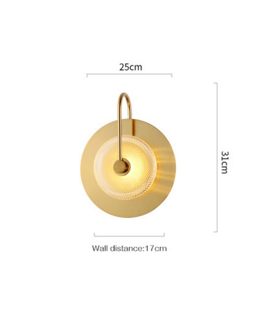 Light Luxury Creative Postmodern Glass Wall Lamp Designer Exhibition Hall Clubhouse Hotel Lobby Living Room Dining Room Personalized Wall Lamp