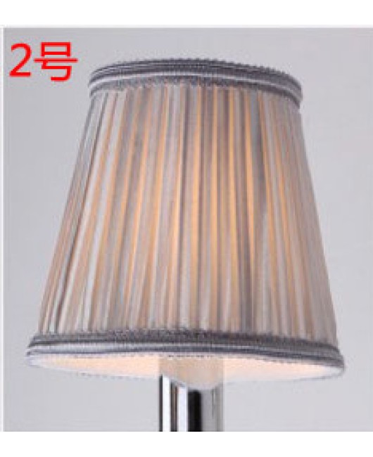 Manufacturer wholesale European style candles, crystal chandeliers, wall lamps, lampshades, E14 fabric covers, brushed wire covers, velvet covers