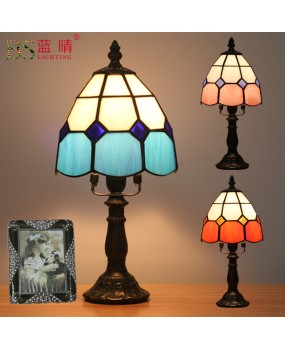 Cross border European retro creative Mediterranean bedroom bedside lamp bar coffee shop decoration small table lamp feeding night light