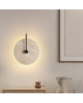 Yellow Cave Stone Cream Wabi Sabi Style Japanese Retro Living Room Wall Light Homestay Corridor Staircase Tea Room Bedroom Bedhead Wall Light