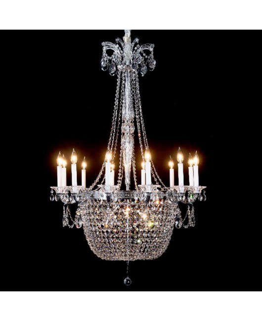 European and American style wedding hall decoration crystal chandelier luxury villa living room spiral staircase zinc alloy lamp new model