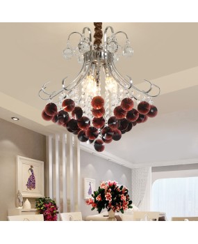 European crystal chandelier bedroom entrance small chandelier modern restaurant creative clothing room corridor lighting wholesale