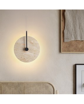 Yellow Cave Stone Cream Wabi Sabi Style Japanese Retro Living Room Wall Light Homestay Corridor Staircase Tea Room Bedroom Bedhead Wall Light