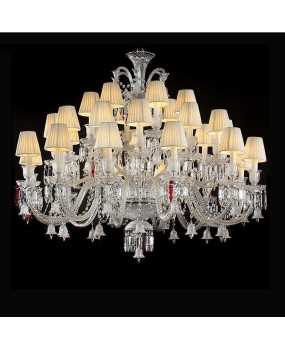 European style villa living room lamp, duplex crystal lamp, hotel lobby crystal chandelier, grand club staircase chandelier