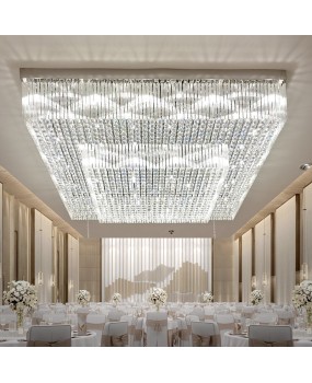 Customized non-standard ceiling lights for high-end luxury hotel lobbies, villas, clubs, sales offices, sand tables, shopping malls, crystal chandeliers