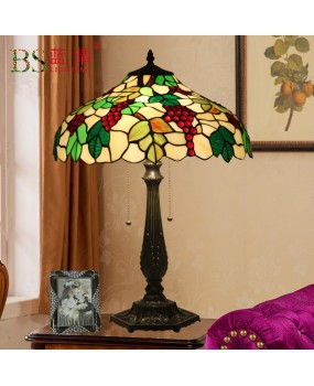 Cross border foreign trade grape table lamp European style countryside living room bedroom bedside bar coffee shop Western restaurant club lamp