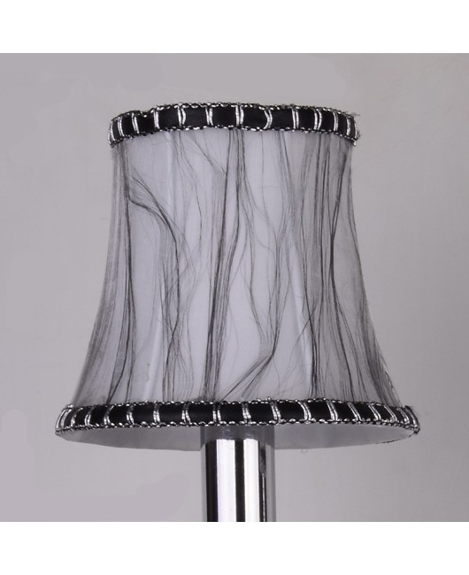 Manufacturer wholesale European style candles, crystal chandeliers, wall lamps, lampshades, E14 fabric covers, brushed wire covers, velvet covers