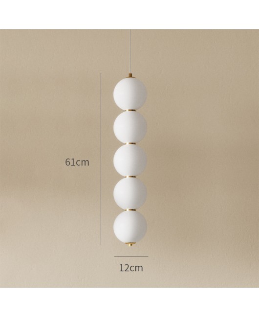 Modern bedroom bedside light luxury living room dining room study beauty salon pearl lamp hotel designer decorative pendant light