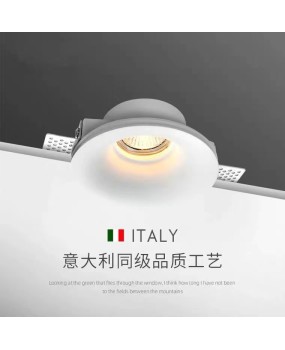 Gypsum spotlight with no main light, embedded LED ceiling, living room, household anti glare tube light, commercial atmosphere light