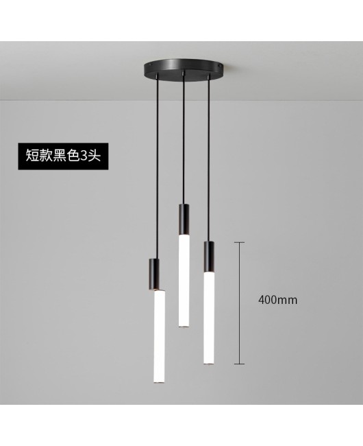 Italian creative combination island counter, bar counter, dining room, study room, bedroom, bedside hanging line light, designer, minimalist pendant light