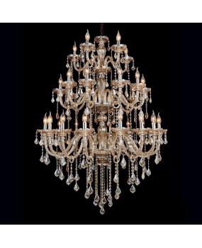 Villa duplex crystal chandelier, hotel lobby, mid floor candle lights, luxurious high rise living room lighting fixtures