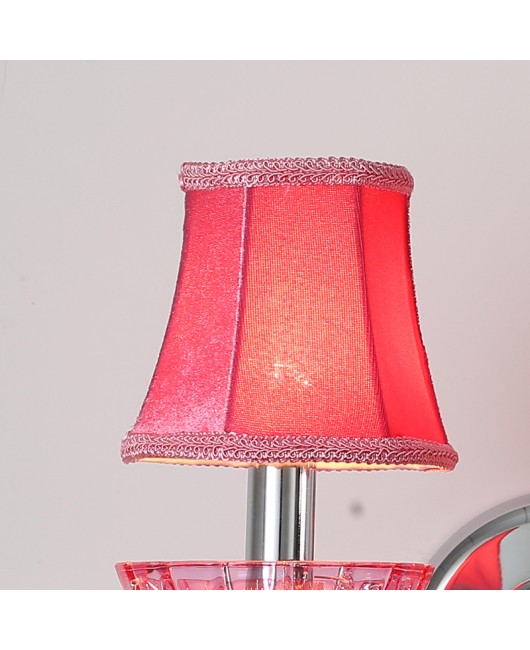 Manufacturer wholesale European style candles, crystal chandeliers, wall lamps, lampshades, E14 fabric covers, brushed wire covers, velvet covers