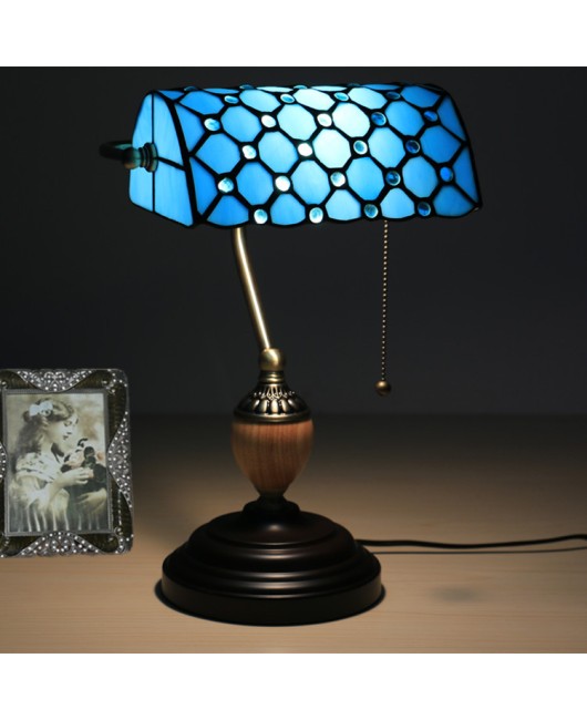 Cross border foreign trade Le Yi Tiffany Bank lamp United States Canada Mexico United Kingdom France Germany desk lamp